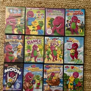 Barney DVD lot